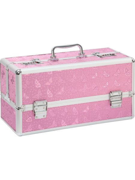 Великий кейс для зберігання секс-іграшок BMS Factory Large Lokable Vibrator Case Pink, кодовий замок