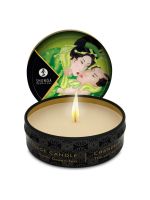 Масажна свічка Shunga Mini Massage Candle – Exotic Green Tea (30 мл) з афродизіаками