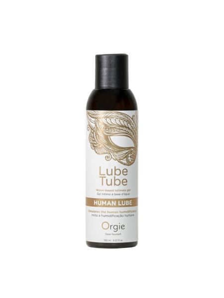 Лубрикант на водній основі Orgie Lube Tube Human Lube, 150 мл, імітація природної змазки та слини