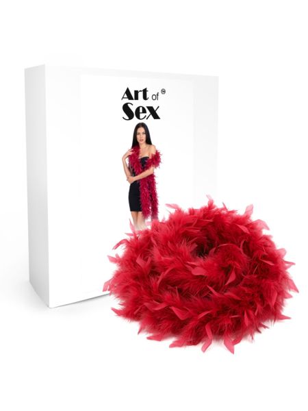 Боа з пір’я Art of Sex, довжина 2 метри, колір червоний