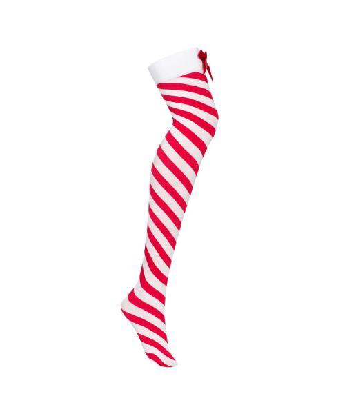 Панчохи Obsessive Kissmas stockings L/XL