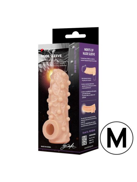 Насадка на член Kokos Nude Sleeve NS 001 M