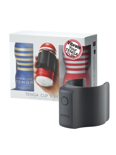 Вібронасадка Tenga CUP VIBRATOR, 7 режимів, 2 мастурбатори в комплекті