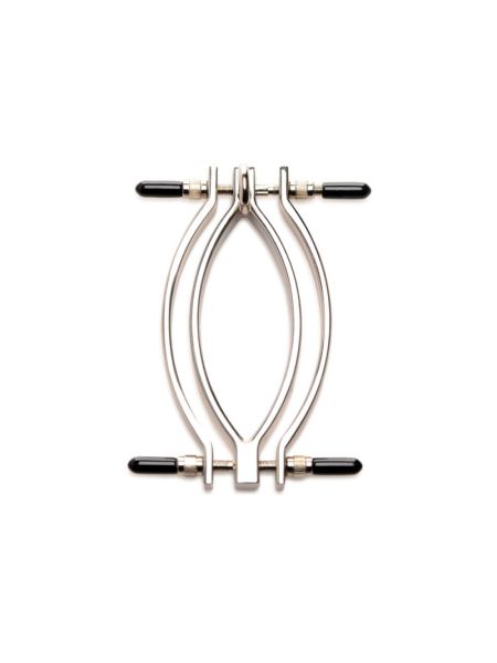 Затискач для статевих губ Master Series: Pussy Tugger Adjustable Vagina Clamp with Chain