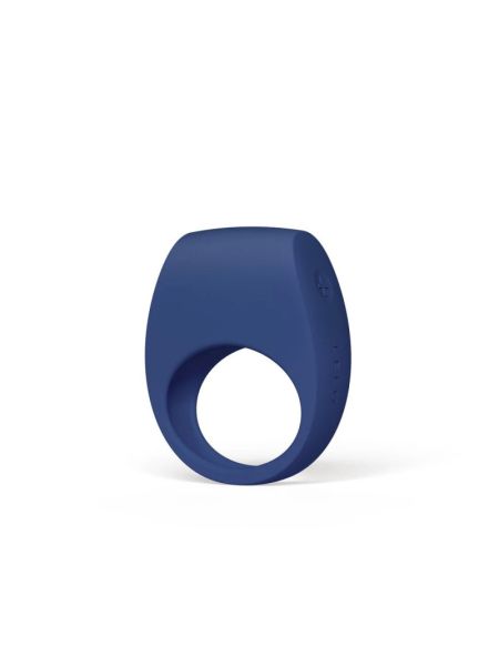 Ерекційне кільце з вібрацією LELO Tor 3 Base Blue, керування зі смартфона