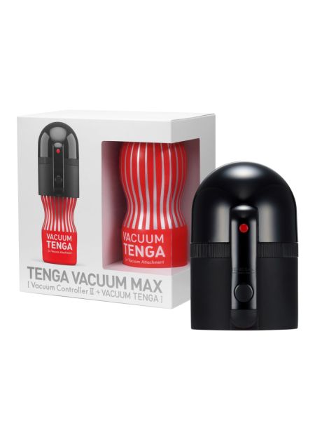 Вакуумна насадка Tenga VACUUM MAX + мастурбатор Tenga Vacuum Cup, 5 режимів роботи