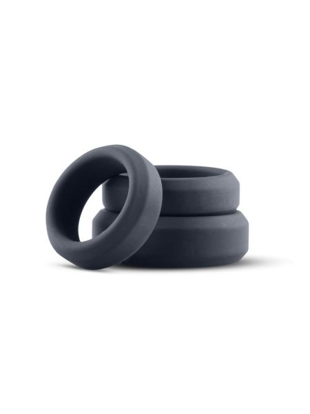 Набір ерекційних кілець Boners 3 Ring kit (flat rings), 3; 3,5 та 4 см