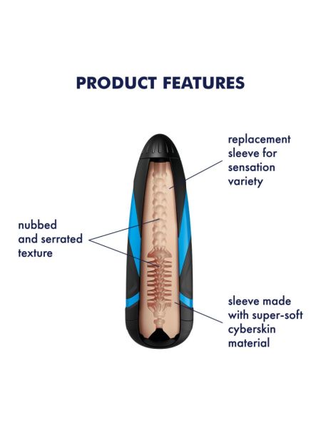 Запасний рукав-вставка для мастурбатора Satisfyer Men TORNADO BLISS