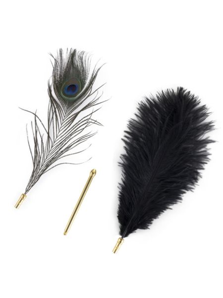 Лоскітка LOCKINK SEVANDA Natural Peacock Flirting Feather Tickler, пір’я павича та страуса