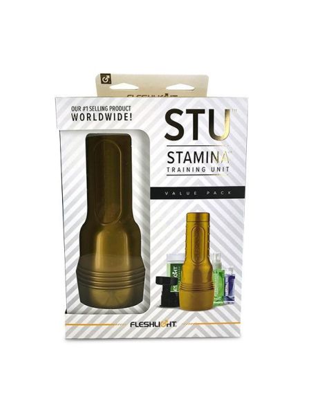 Мастурбатор Fleshlight STU Value Pack: присоска, змазка, очищувальний та відновлювальний засіб