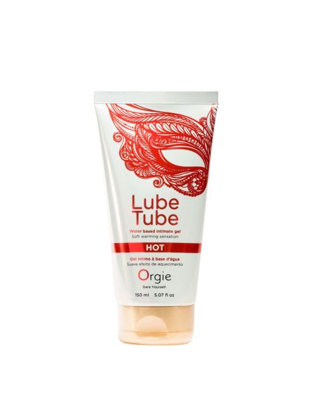 Лубрикант на водній основі Orgie Lube Tube Hot, 150 мл, із зігрівальним ефектом, без запаху