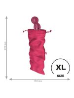 Мішечок для секс-іграшок Satisfyer Treasure Bag XL, рожевий, на шнурку