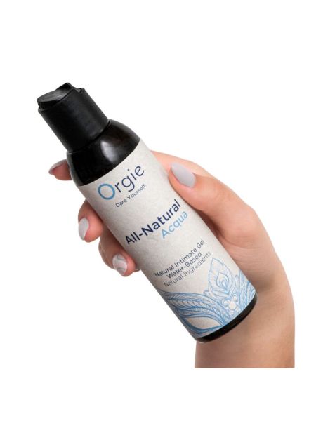 Лубрикант на водній основі Orgie All Natural Acqua, 150 мл, нелипкий, гладенький, натуральний склад