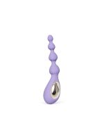 Анальне намисто з вібрацією LELO Soraya Beads Violet Dusk, різний діаметр намистин, 8 режимів