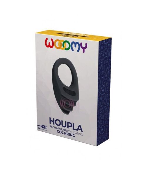 Ерекційне віброкільце Wooomy Houpla, 10 режимів вібрації, діаметр 3 см