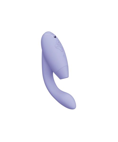 Подвійний вакуумний кліторальний стимулятор Womanizer Duo 2 - Lilac, незалежні мотори