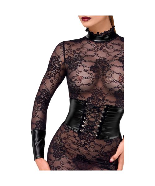 Сукня Noir Handmade F375 Noirelle Lace Corset Midi dress S