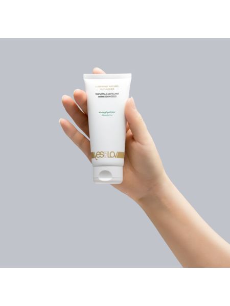 Змазка на водній основі YESforLOV NATURAL LUBRICANT WITH SEAWEED 100 мл, без гліцерину, екстракт водоростей