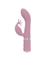 Розкішний вібратор-кролик Pillow Talk - Kinky Pink з кристалом Сваровські, потужний