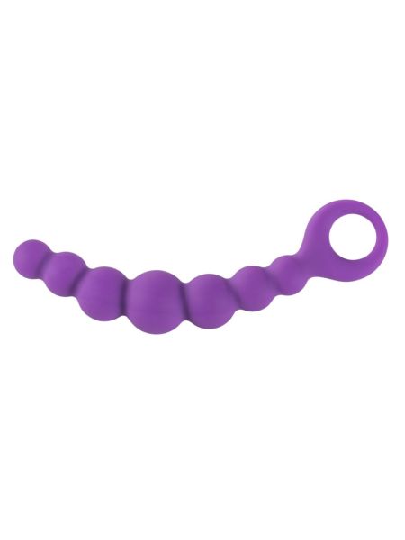 Анальний стимулятор Alive Bubble Chain, силікон, макс. діаметр 3 см