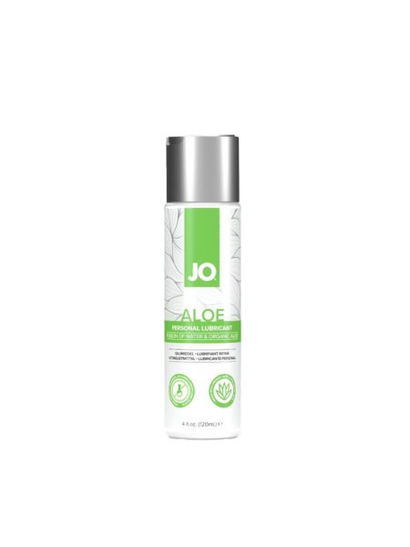 Змазка на водній основі JO H2O Organic Aloe (120 мл), зволожувальний та заспокійливий ефект