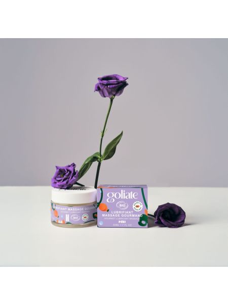 Масажна олія-лубрикант з ароматом та смаком фундука Goliate Couple Gourmand Noisette 50 мл