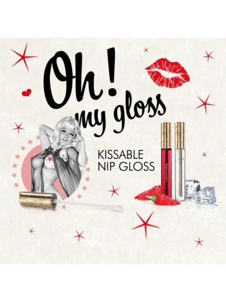 Набір блисків для сосків Bijoux Indiscrets Kissable Nip Gloss DUET (2×13 мл)
