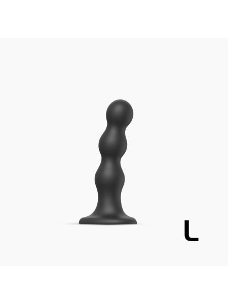 Насадка для страпона Strap-On-Me Dildo Plug Balls Black L