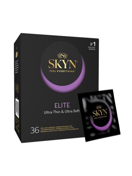 Безлатексні преміум-презервативи SKYN Elite 36 шт, ультратонкі