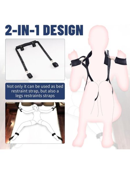 БДСМ-набір LOCKINK YEAHWOW Bed Restraint set