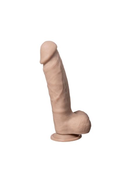 Фалоімітатор SilexD Tomas Real Skin Flesh MODEL 1, реалістичний, на присосці, діаметр 4,9 см