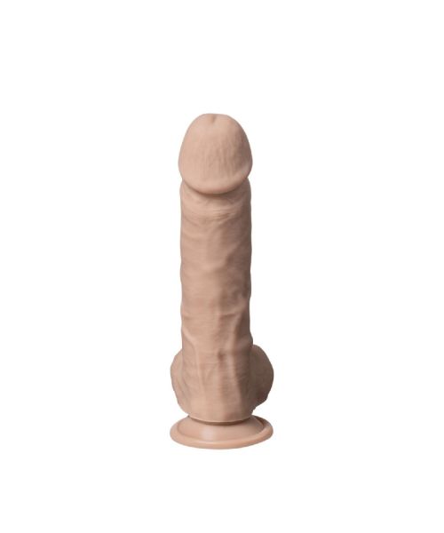 Фалоімітатор SilexD Tomas Real Skin Flesh MODEL 1, реалістичний, на присосці, діаметр 4,9 см