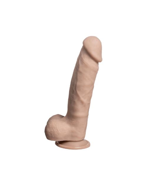 Фалоімітатор SilexD Tomas Real Skin Flesh MODEL 1, реалістичний, на присосці, діаметр 4,9 см