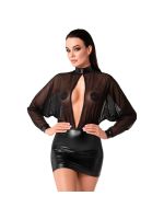 Сукня Noir Handmade F348 Powerwetlook and tulle dress - XL