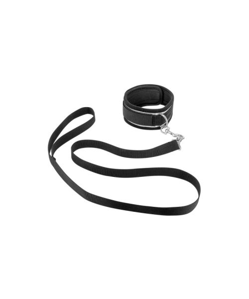 Фіксатор для рук і шиї з повідцем Fetish Tentation Submission bar with handcuffs and collar
