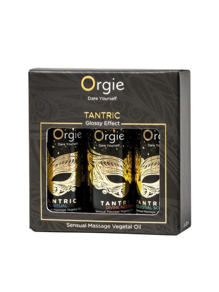 Набір олій для тантричного масажу Orgie – Tantric Mini Size Collection (3х30 мл), зволоження