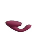 Подвійний вакуумний кліторальний стимулятор Womanizer Duo 2 - Bordeaux, незалежні мотори