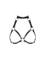 Портупея на груди Obsessive A740 harness black O/S, штучна шкіра