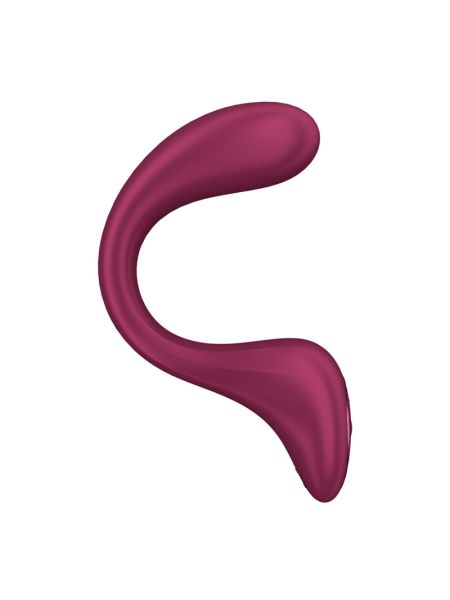 Вагінально-кліторальний вібратор Satisfyer G for Goddess 2 Wine Red, 2 мотори