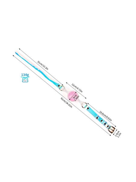 Кляп Liebe Seele Crystal Ball Gag - Pink (Large Ball)