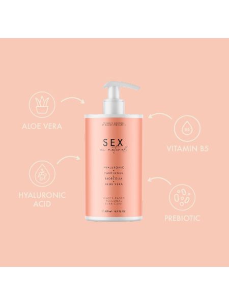 Лубрикант на водній основі Bijoux Indiscrets - Sex au Naturel 500 мл