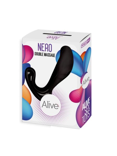 Найдешевший масажер простати Alive Nero для новачків, силікон і пластик, відмінно для старту