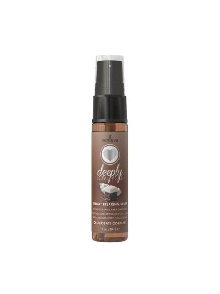 Спрей для мінету Sensuva Deeply Love You Chocolate Coconut (29 мл), для глубокого мінету