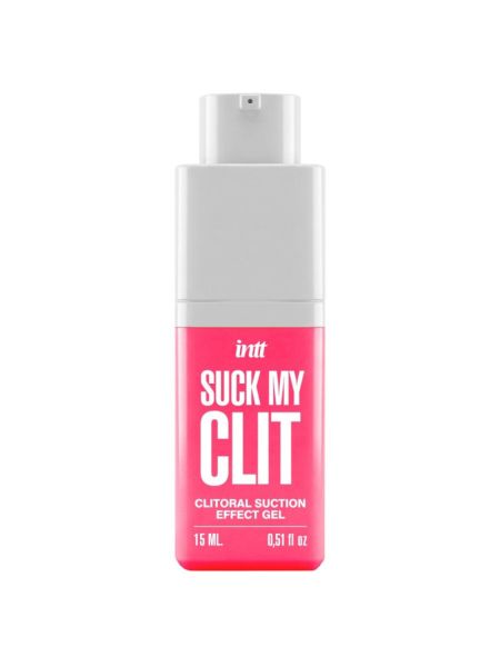 Смоктайзер для клітора Intt Suck My Clit Wild Strawberry (15 мл), полуниця, гель з ефектом посмоктування