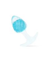 Анальна пробка Liebe Seele Icecream-shaped Crystal Anal Plug - Blue Medium