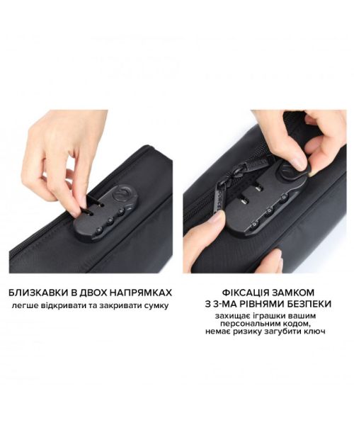 Кейс для іграшок з кодовим замком Dorcel DISCREET BOX