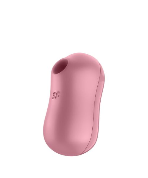 Вакуумний стимулятор із вібрацією Satisfyer Cotton Candy Light Red
