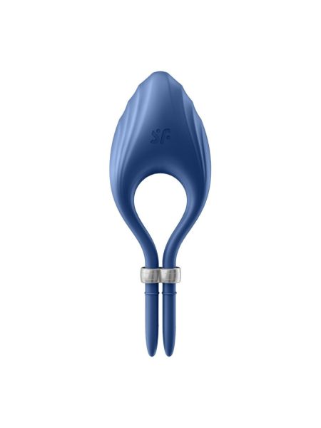 Ерекційне віброкільце-ласо Satisfyer Duelist Blue, 10 режимів, потужний мотор