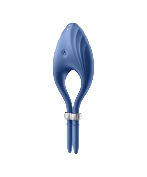 Ерекційне віброкільце-ласо Satisfyer Duelist Blue, 10 режимів, потужний мотор