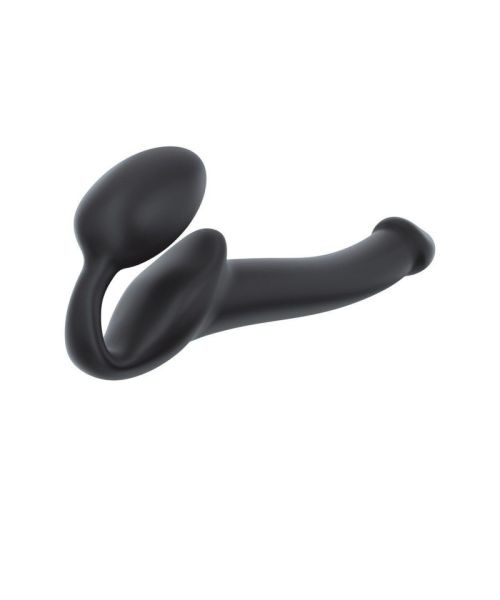 Безремінний страпон Strap-On-Me Black S, повністю регульований, діаметр 2,7 см